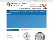 Tablet Screenshot of currencyandcoin.com